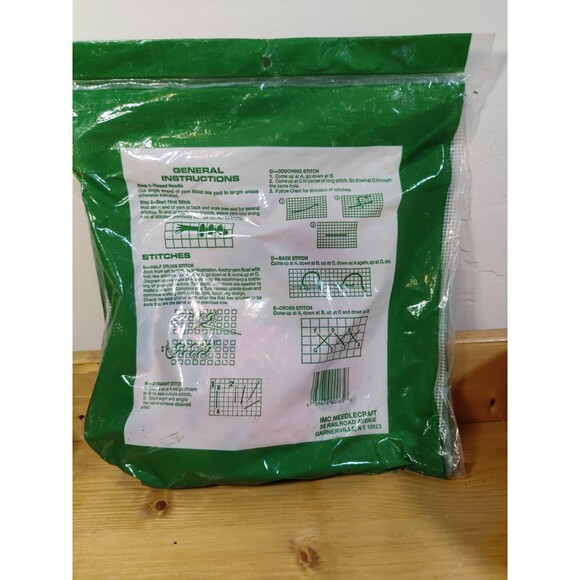 Vintage New NIP IMC Classic Collection Needle Craft Kit Fruit Bowl - Picture 2 of 2